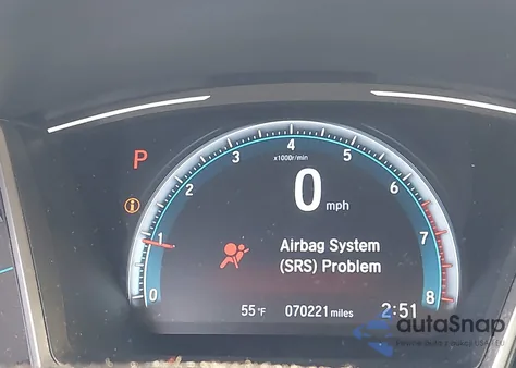 2018 Honda Civic Touring z USA, uszkodzony, nr VIN JHMFC1F94JX030428